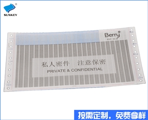 双旗保密工资单制作定做批发，一联云南保密工资单制作